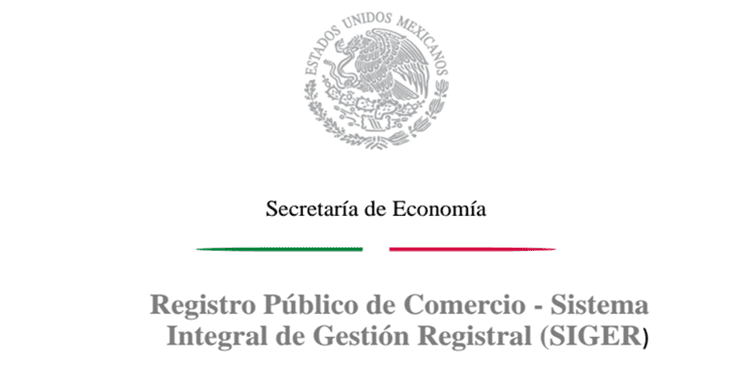 registro publico de comercio